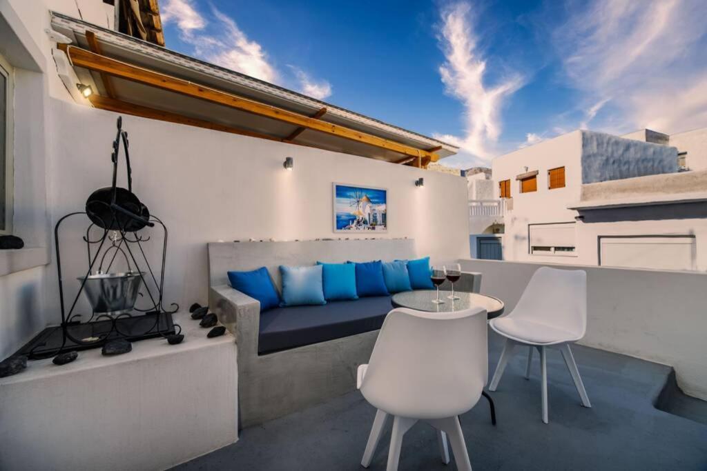 Villa Brouzos- Maisonette With Sea & Mountain View Emporio  Bagian luar foto