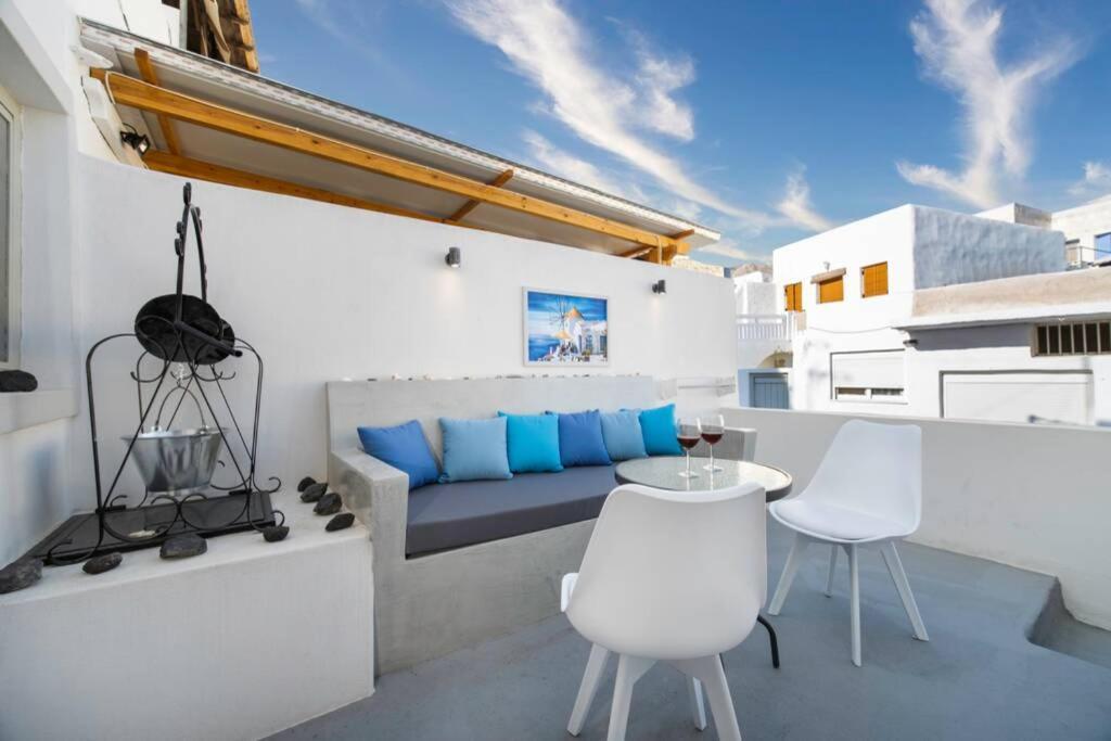 Villa Brouzos- Maisonette With Sea & Mountain View Emporio  Bagian luar foto